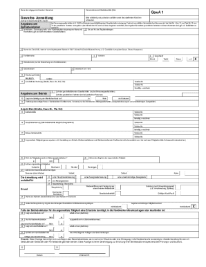 German Business Registration Form
