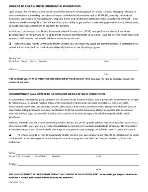 Consent to Release Super Confidential Information