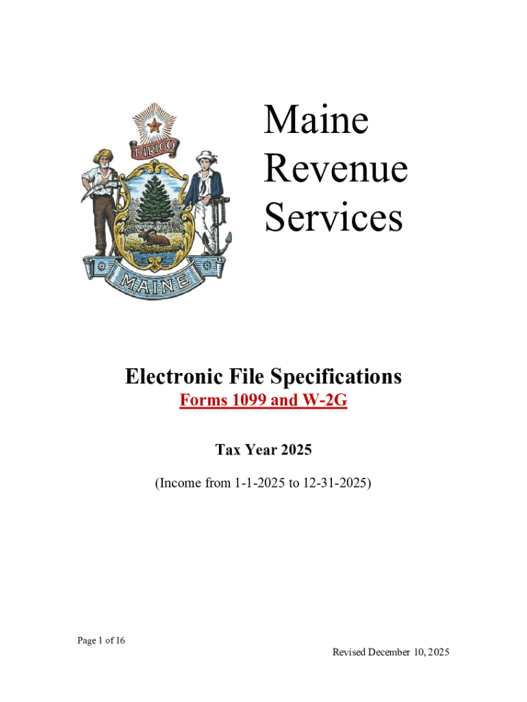 2025 1099 W-2G Specifications DRAFT docx Preview on Page 1