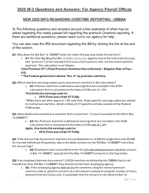 2025 W-2 Overtime Reporting Guide