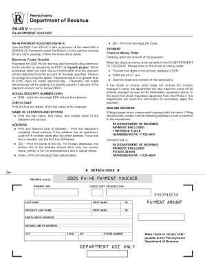 PA-40 Payment Voucher