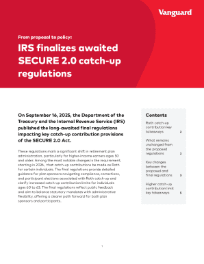 SECURE 2.0 Roth Catch-Up Regulations