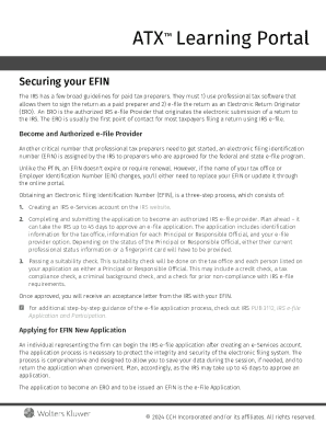 IRS EFIN Application Guide