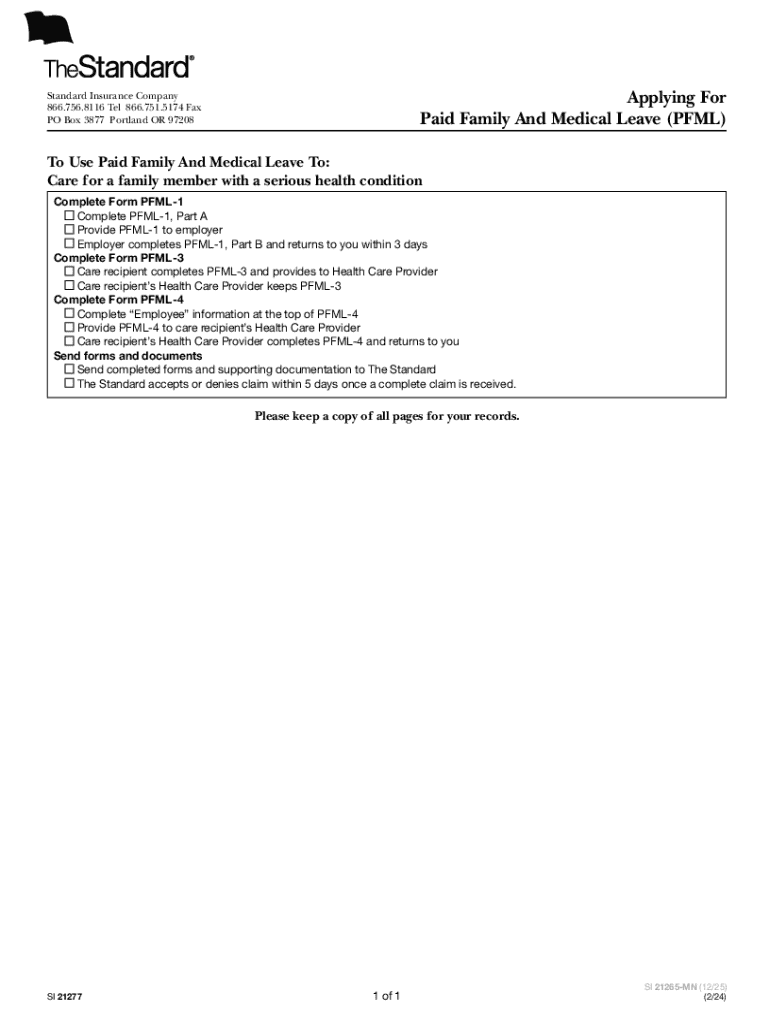 Minnesota Paid Family And Medical Leave Request Form - Blank Fillable ...
