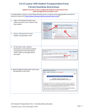 24-25 Student Transportation Form