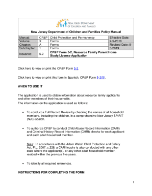 New Jersey CP&P Form 5-2
