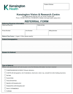 Patient Referral Form