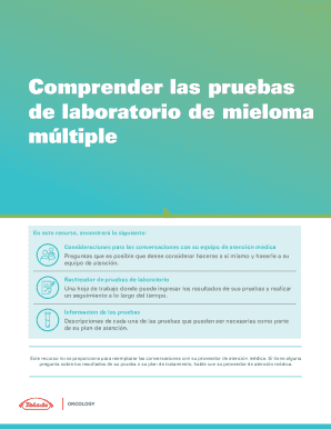 Multiple Myeloma Lab Test Tracker