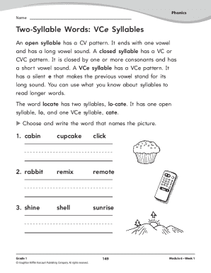 Phonics Worksheet