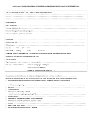 Legal Second-Line Assistance Application Form