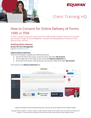 Tax Form 1095 Online Delivery Consent