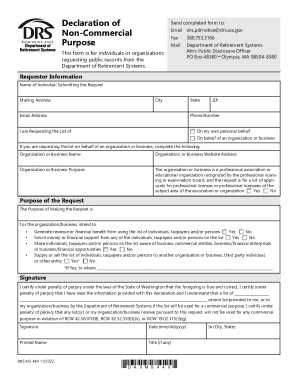 Washington Public Records Request Form