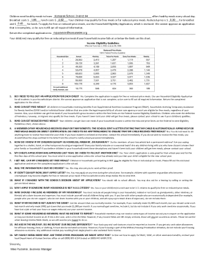 Household Eligibility Application