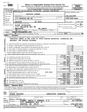 Form 990 2022