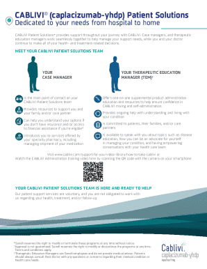 CABLIVI Patient Solutions Form
