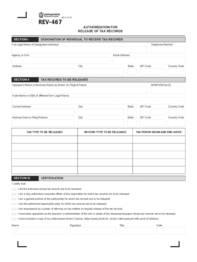 2025 Pennsylvania Personal Income Tax Return Preview on Page 1
