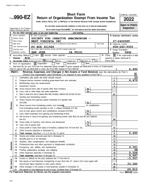 Form 990-EZ 2022