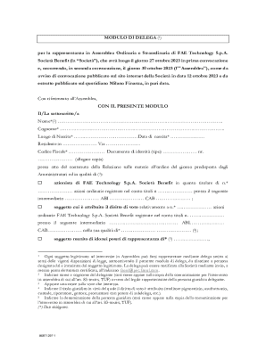 Proxy Voting Delegation Form