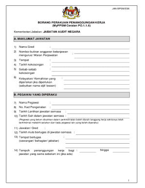 Malaysia Work Assignment Form