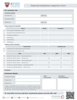 Electrical Inspection Checklist: Get Your Free Template Now