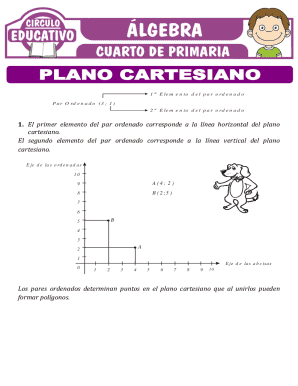Cartesian Plane Coordinates Worksheet