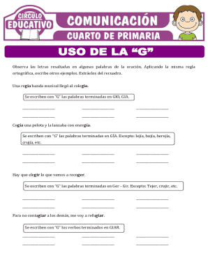 Spanish Language Exercise