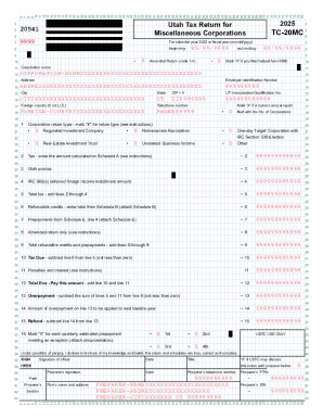 Utah Tax Return for 2025
