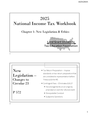 US Federal Tax Return Preparation Standards
