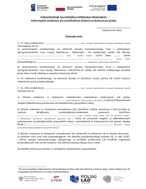 Parental Computer Equipment Affidavit