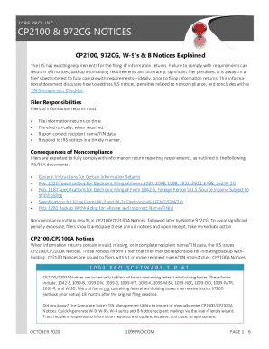 IRS CP2100 and 972CG Notices Guide
