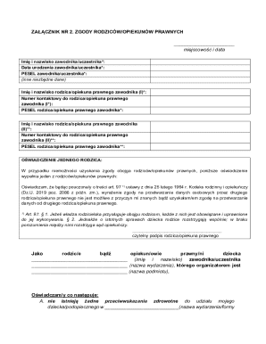 Parental Consent Form for Sports Participation
