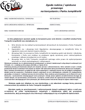 Parent Guardian Consent Form
