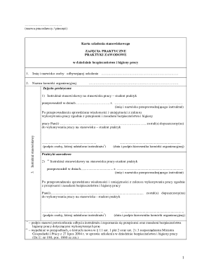 Workplace Safety Training Card