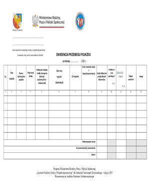 Personal Assistant Mileage Reimbursement Form
