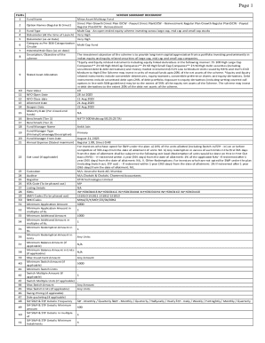 Mirae Asset Multicap Fund Scheme Summary
