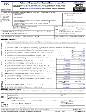 IRS Form 990 2022
