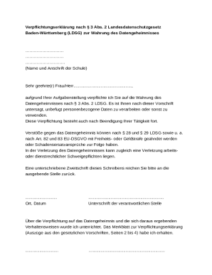 Data Privacy Commitment Declaration