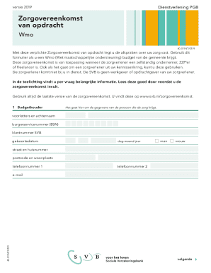 Wmo Care Agreement Template