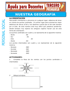 Geography Orientation Worksheet