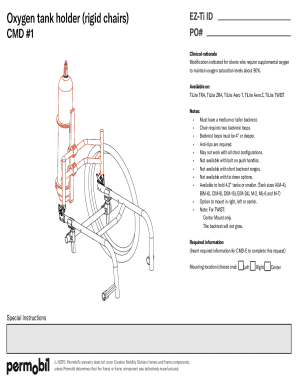 TiLite Wheelchair Accessory Order Form