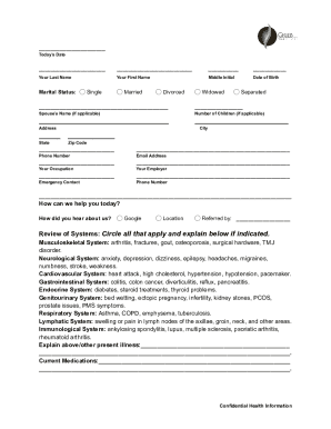 Patient Intake Form