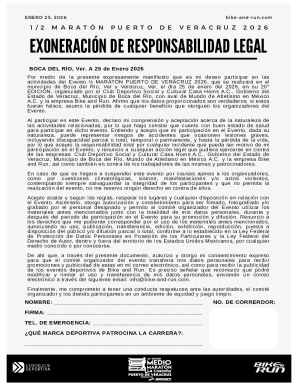 Marathon Liability Waiver