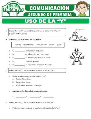 Spanish Language Exercise