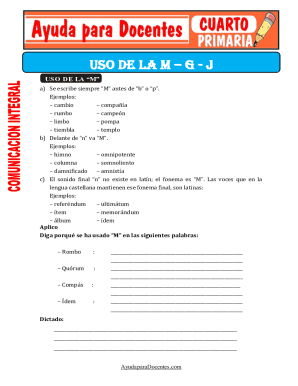 Spanish Language Grammar Worksheet