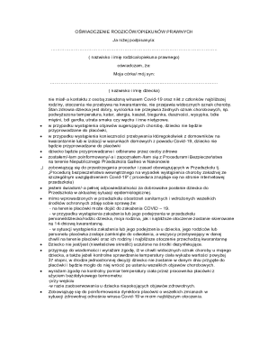 Parental Consent Form for COVID-19