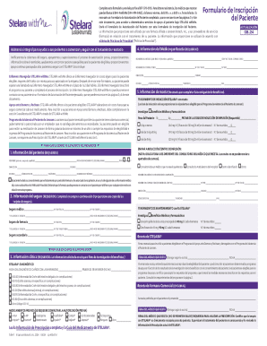 STELARA withMe Patient Enrollment Form