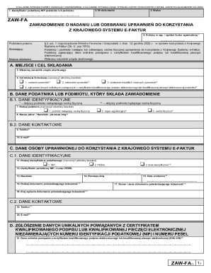 Polish e-Invoice System Authorization Notice