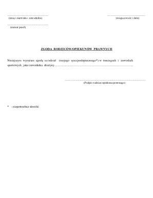 Parental Consent for Sports Participation