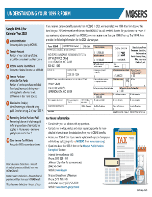 1099-R Form for Pension Benefits