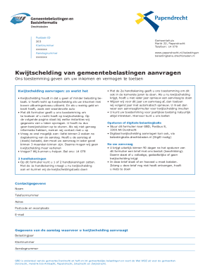 Municipal Tax Remission Request Form